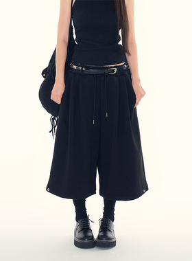 韩代Raucohouse Rina stitch pocket denim pants 松紧腰七分裤