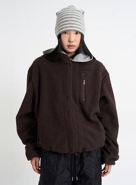 韩代Raucohouse Fine overfit fleece jacket 摇粒绒夹克外套百搭