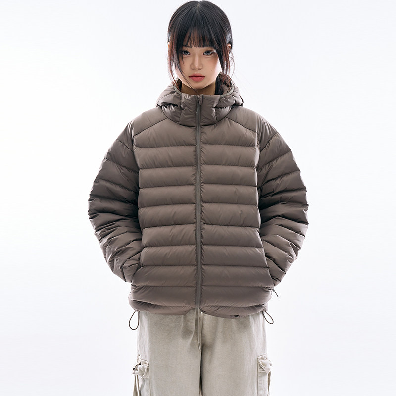 Raucohouse韩代连帽羽绒服外套