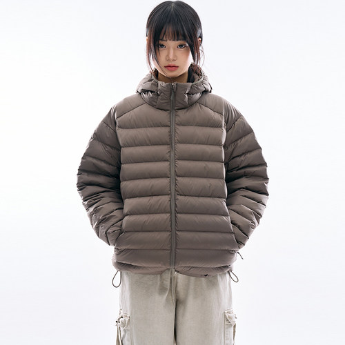 Raucohouse韩代连帽羽绒服外套