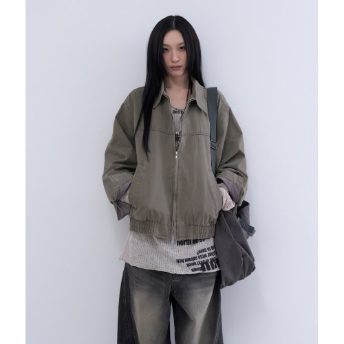 lowear韩代水洗工装夹克