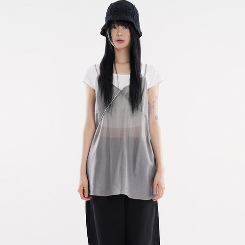 Raucohouse韩代微透短款连衣裙