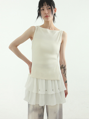 Localmansion韩代百搭针织背心