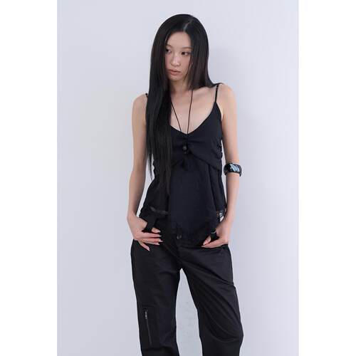 lowear韩代蕾丝吊带背心