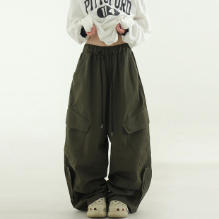 snap cargo 长裤 oblique unisex pocket pants 韩代24 banding