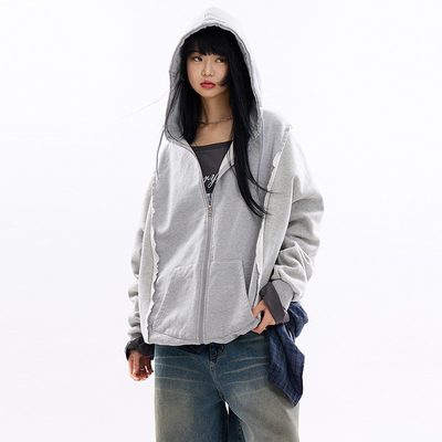 Raucohouse韩代连帽卫衣外套