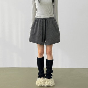 stripe terry banding 韩国代购 设计师抽绳条纹短裤 shorts 26A