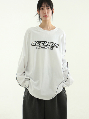 Localmansion韩代字母长袖T恤