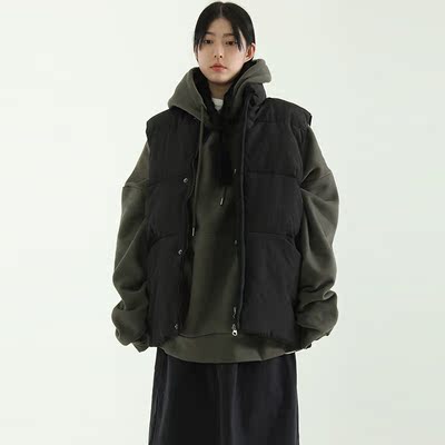 Localmansion韩代棉服马甲外套