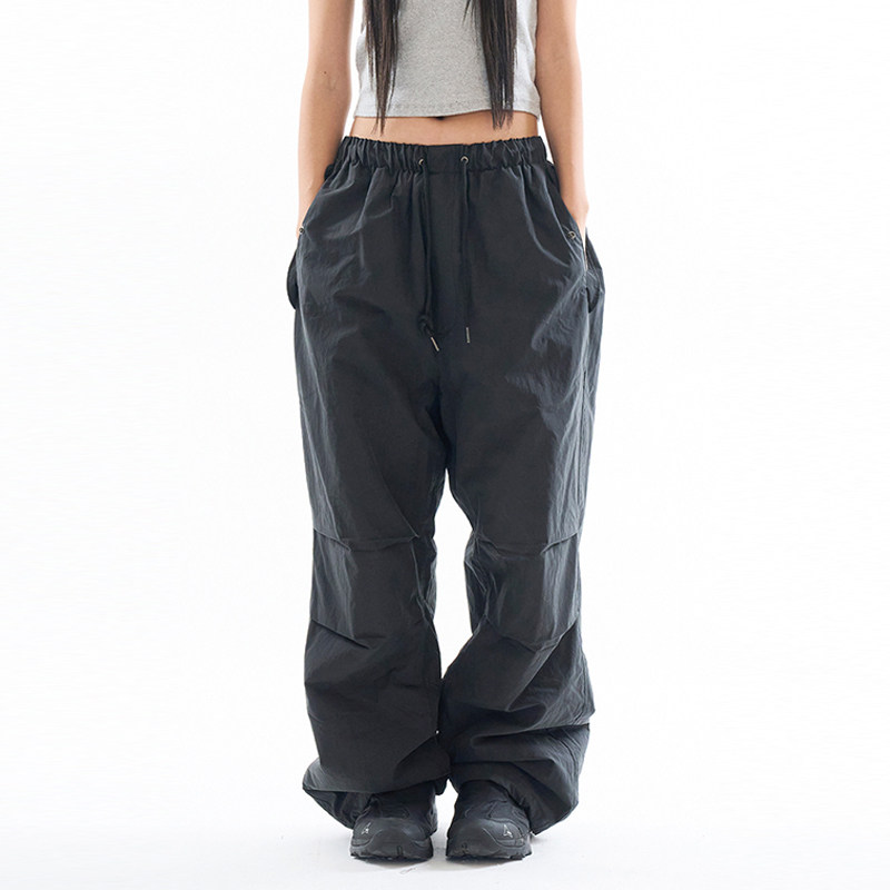韩代Raucohouse Insulation banding pants 松紧腰休闲棉裤百搭