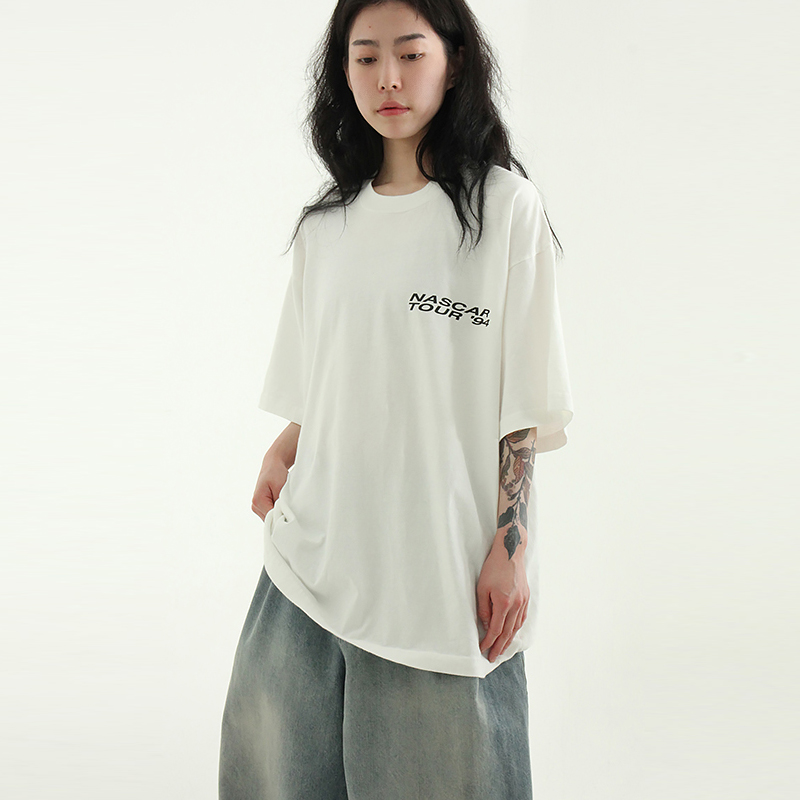 Localmansion韩代短袖字母T恤