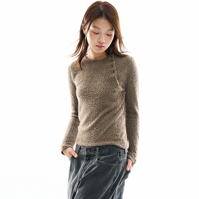 Raucohouse韩代纽扣针织衫上衣