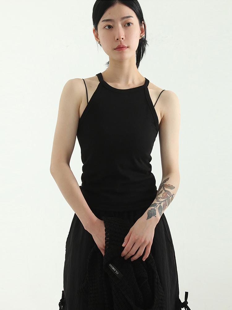 Localmansion韩代基础吊带背心