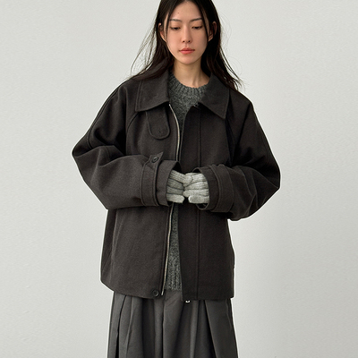 Localmansion韩代人字纹夹克外套