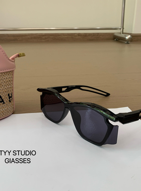 欧美大框飞行员式超轻太阳镜