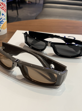 小框复古黑色方形新款太阳眼镜