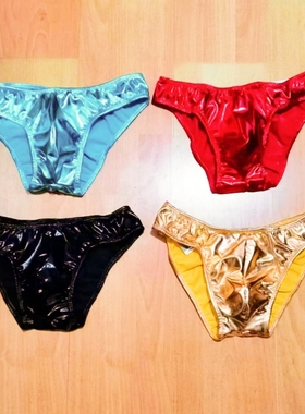 5CM厘米CBBA新规则传统健美比赛裤亮面三角裤弹力包臀四分之三