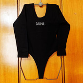 舍宾高跨长袖 形体训练服健身连体服弹力紧身莱卡棉跳操服舞蹈芭蕾