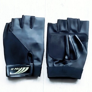 搏尔得女款真皮健身手套运动半指单车单双杠器械护具健身房专用