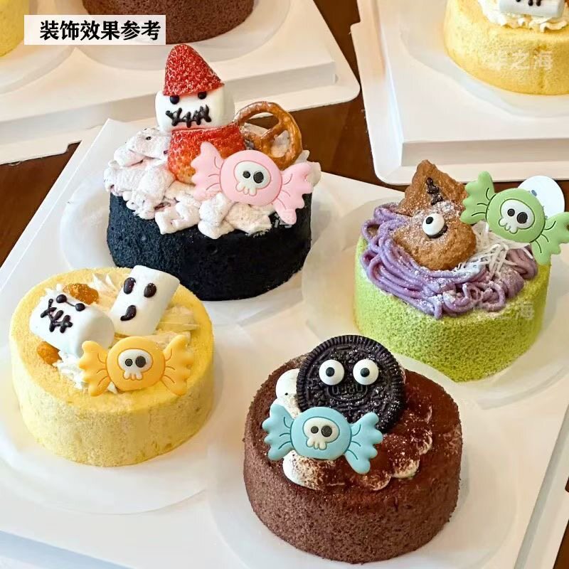创意手工巧克力翻糖搞怪恶魔糖果蛋糕烘焙装饰圣诞节立体万圣节