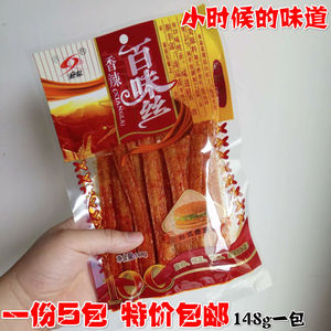 湖南特产巨龙香辣百味丝大包132克辣条零食麻辣儿时怀旧小包16克
