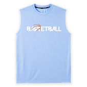 速干无袖 篮球背心男宽肩运动T恤跑步健身打球热身宽松透气训练服t
