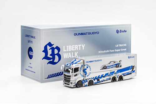 GCD 1/64 LBWK东京改装展限定拖车Liberty Walk x Gunmatsusyo