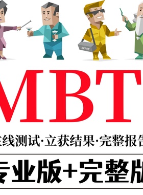 2025新版mbti人格测试专业版报告16型人格职业性格60题200题任选