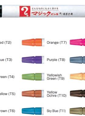 M500-T1 M500-T2 M500-T3  M500-T5 M500W日本寺西记号笔单支价格