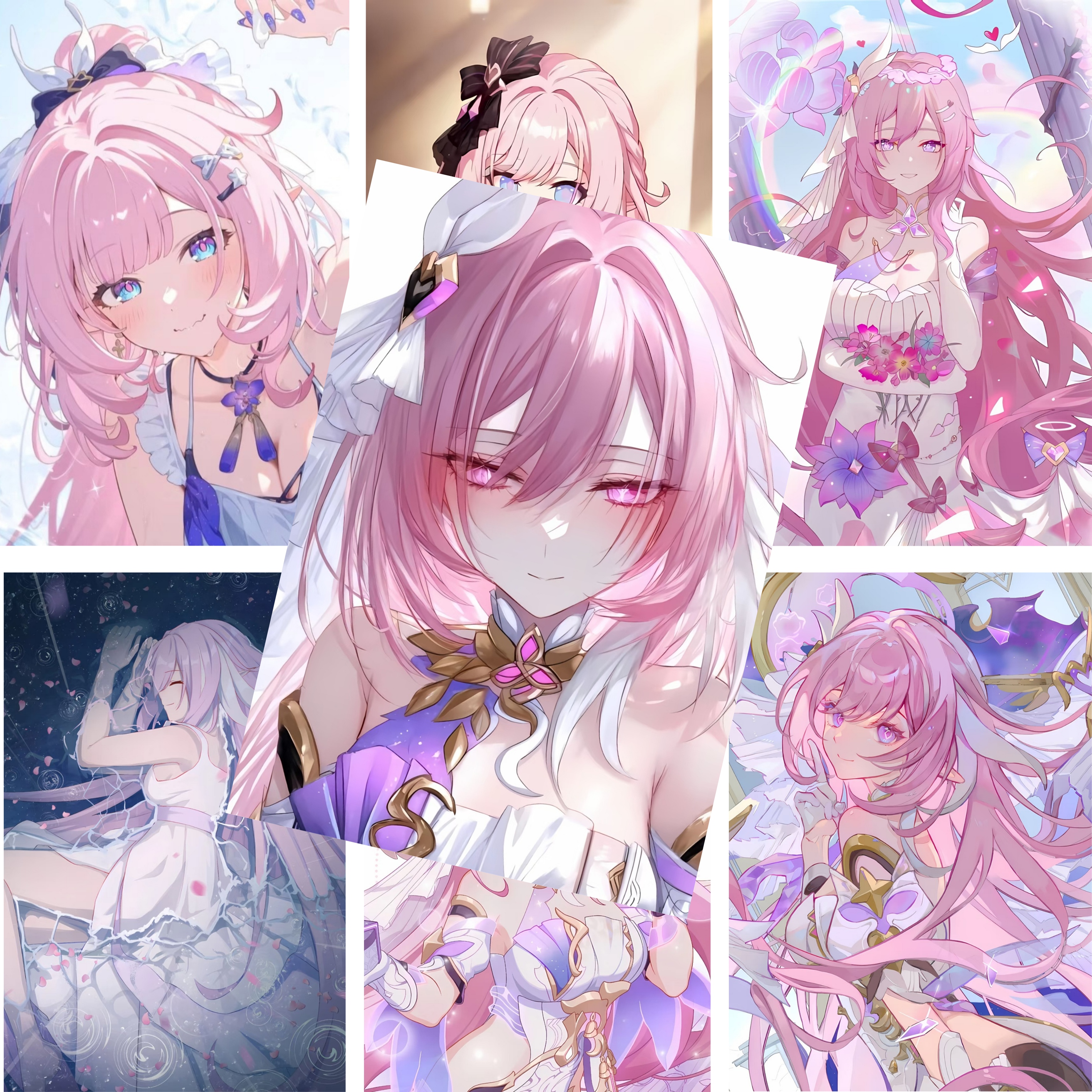 爱莉希雅海报墙贴动漫同人周边卧室房间墙面写真集拍照布置背景