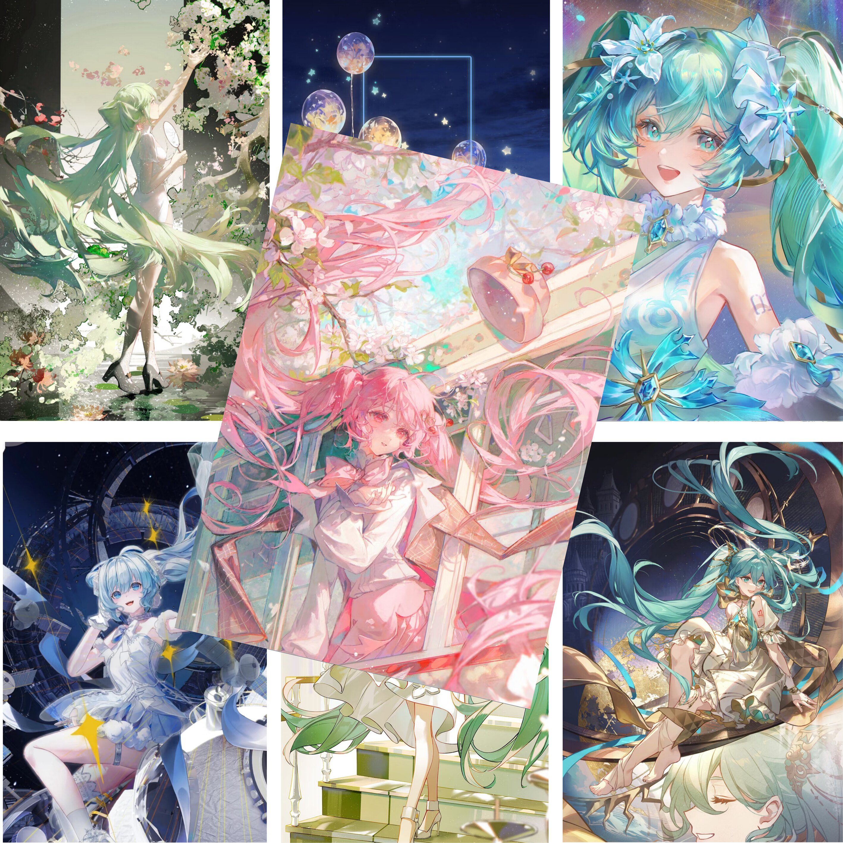 初音未来海报墙贴追星爱豆周边卧室房间墙面写真集拍照布置背景