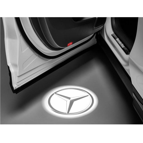 奔驰GLB迎宾灯车门投影灯氛围灯