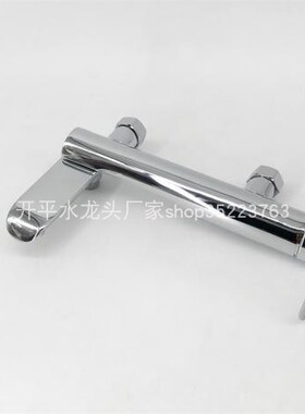电镀全铜镀铬缸龙头全铜二功能三联龙头浴缸龙头折叠处水5257实拍
