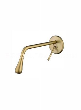 拉丝金暗装面盆龙头预埋入墙龙头水滴墙出冷热暗装龙头30047实拍