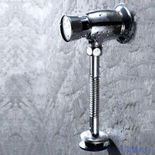 镀铬冲水阀门手按延时铜小便阀按压小便阀全铜电镀冲水阀7219实拍