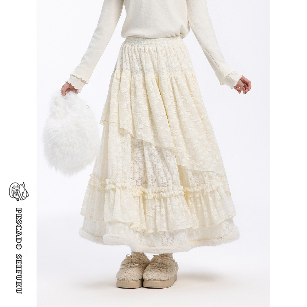 甜鱼少盐[月光手作]设计感杏色超好看冬装半身裙女小个子百搭裙子,女装/女士精品,半身裙,淘宝优惠券,粉丝福利购,淘宝优惠卷