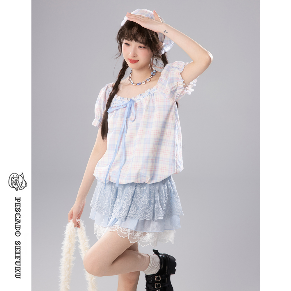 学院风连衣裙套装女夏小个子裙子