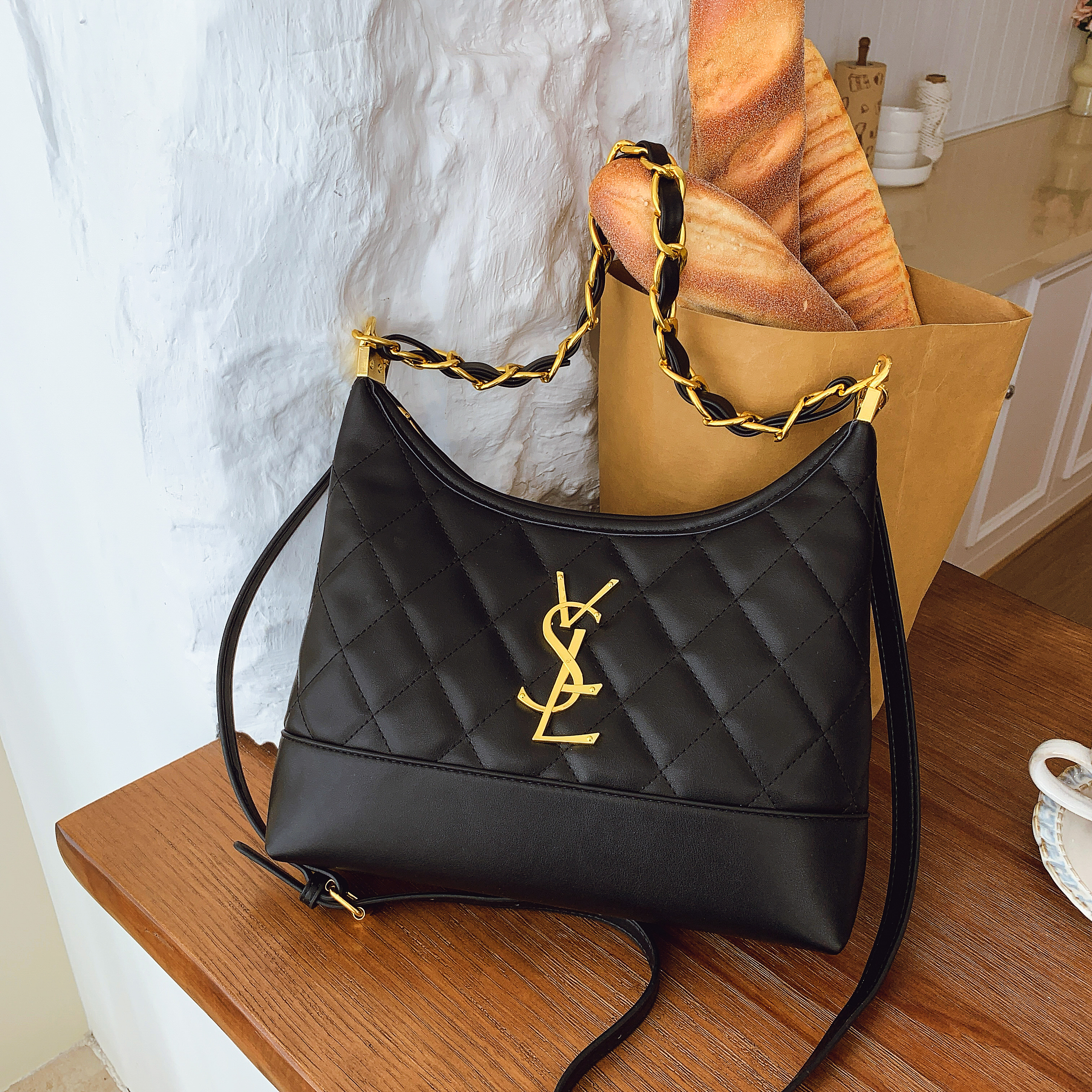 高级感轻奢小众腋下包hobo包