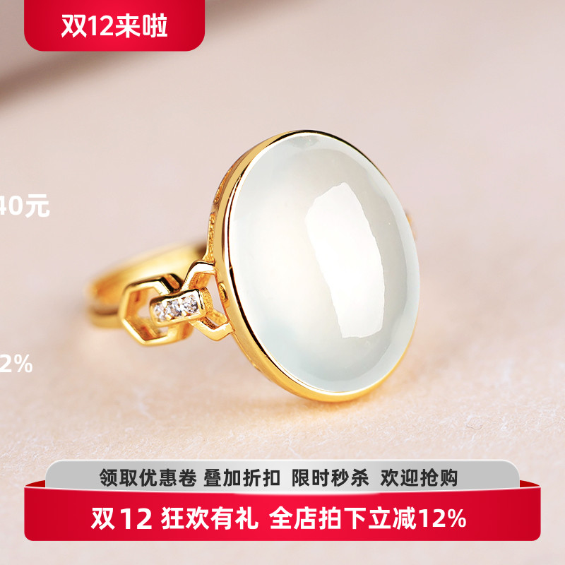 s925纯银戒指空托女DIY镶嵌日韩