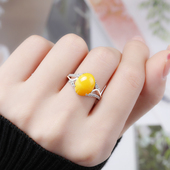 S925银戒指空托镶嵌戒托