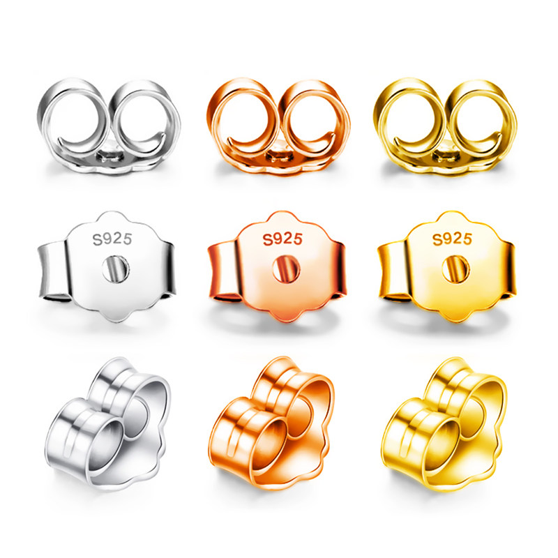 s925纯银耳堵蝴蝶耳扣耳饰防掉配件耳拖耳环耳塞耳背耳钉后托耳帽,饰品/流行首饰/时尚饰品新,其他DIY饰品配件,淘宝优惠券,粉丝福利购,淘宝优惠卷