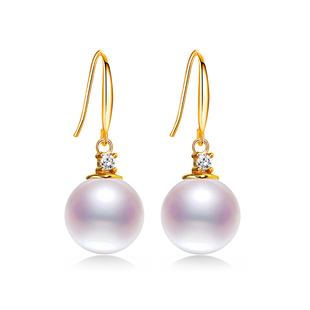 s925纯银耳环空托女耳饰防过敏耳环2024年新品diy镶嵌珍珠配件女