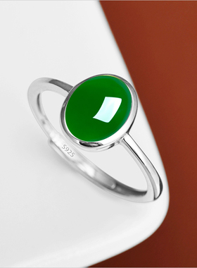 戒指圆形包镶款空托925银