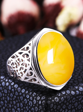 s925纯银戒指空托镶嵌绿松石戒托