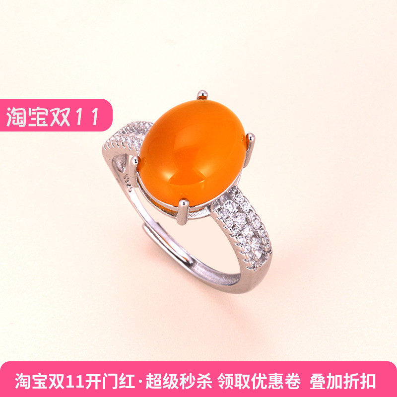 S925纯银戒指空托diy镶嵌戒托女