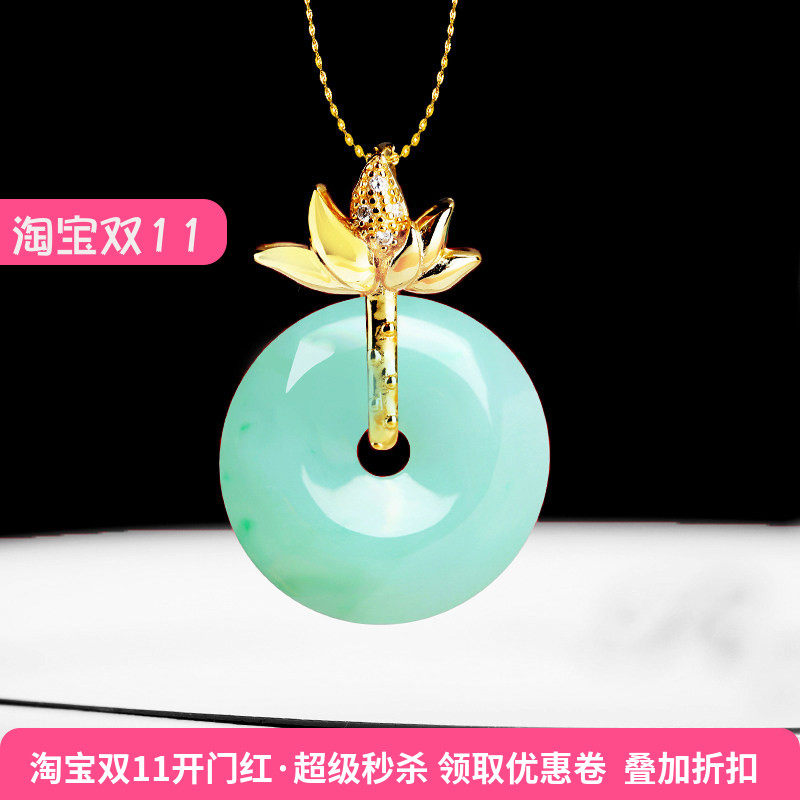 925纯银DIY吊坠扣翡翠玉石项坠扣