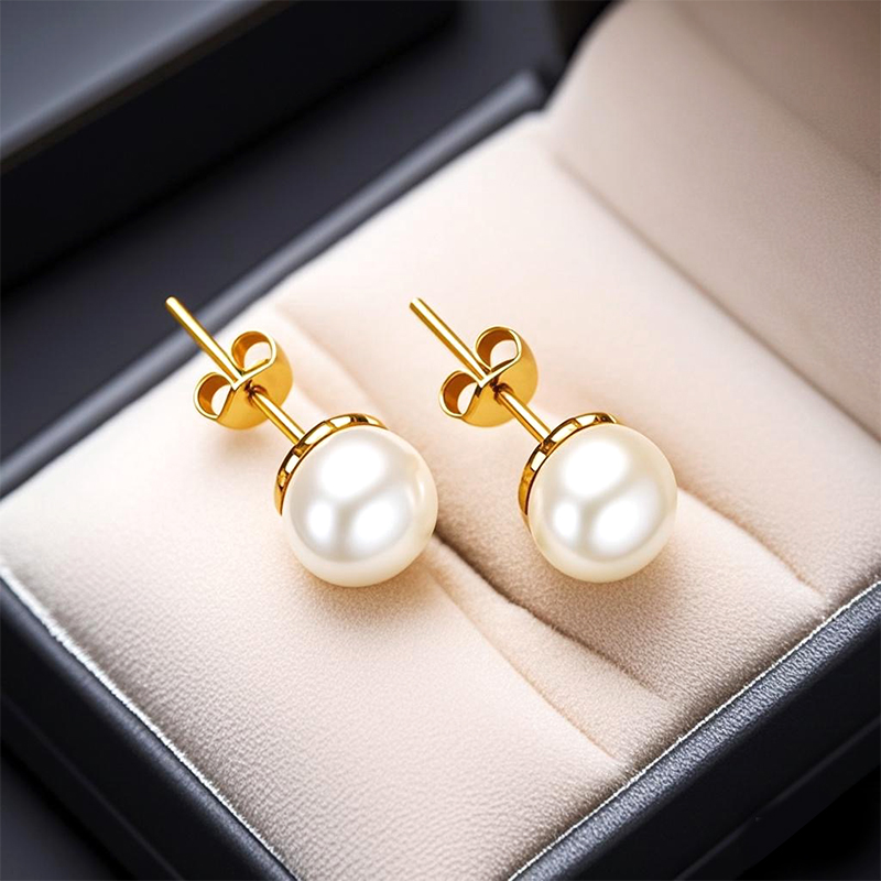 S925银耳钉空托小众设计diy银托