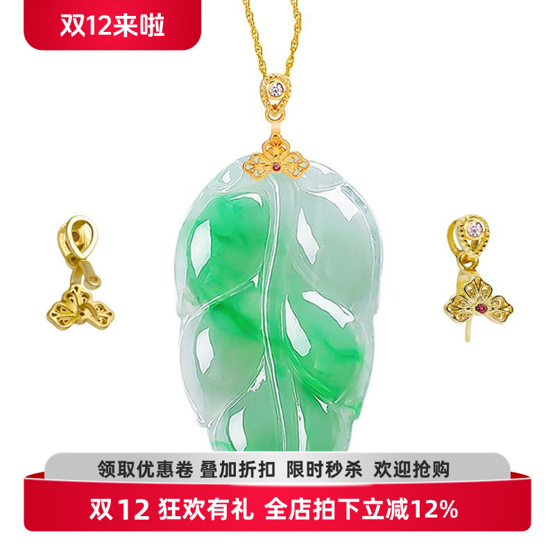 全新S925简约纯银吊坠扣DIY夹扣