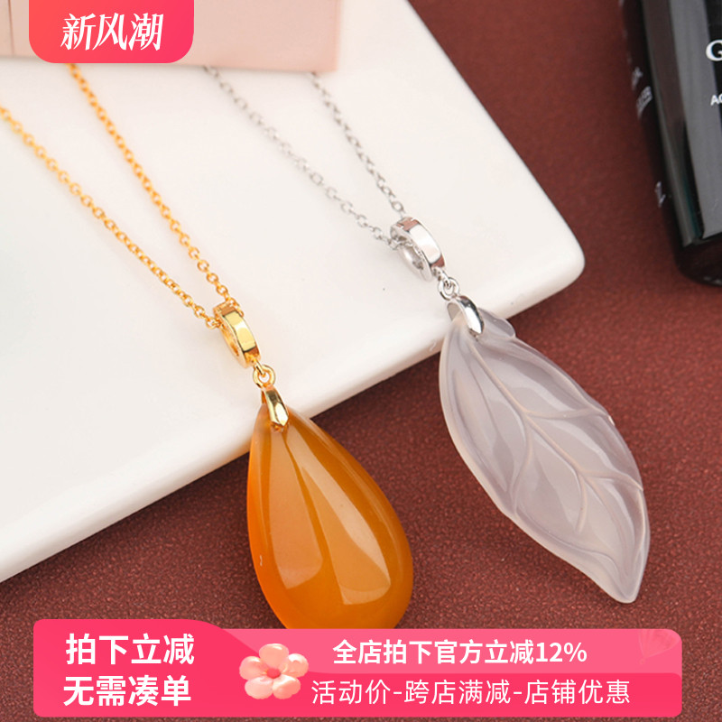 通体S925纯银吊坠扣DIY配件扣子