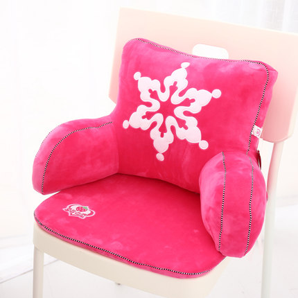 结婚款靠垫办公室卡通可爱腰枕大号椅子护腰靠枕靠背垫床头抱枕